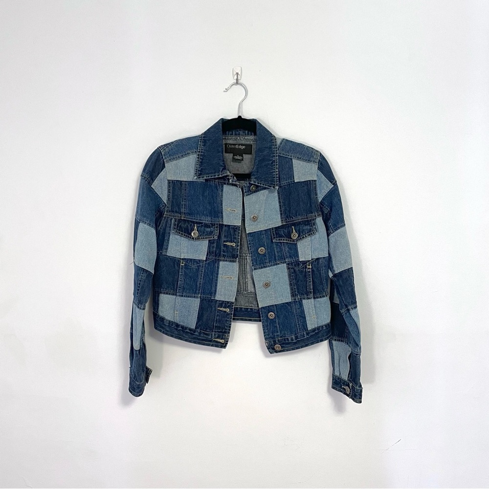 Vintage Patchwork Denim Jacket